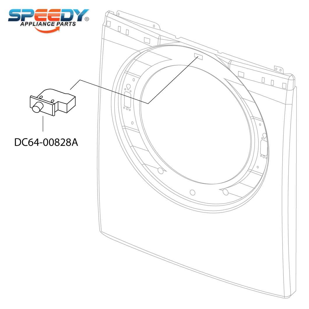 samsung front load dryer parts diagram