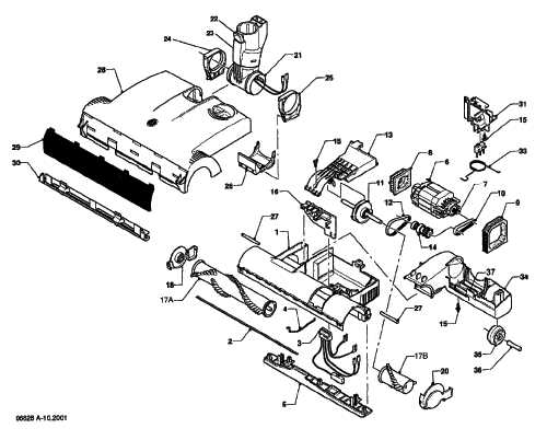 sebo vacuum parts diagram