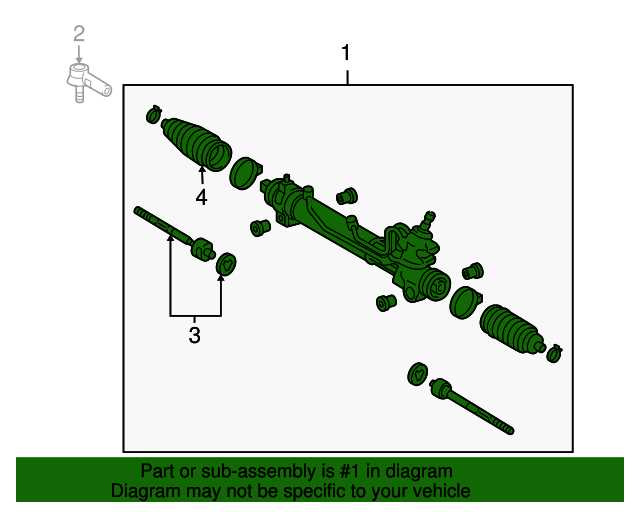 rack and pinion parts diagram