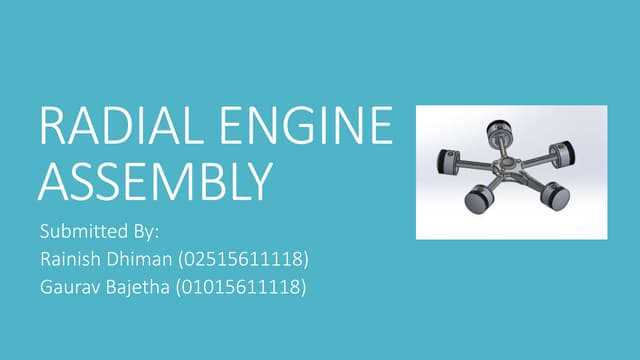 radial engine parts diagram