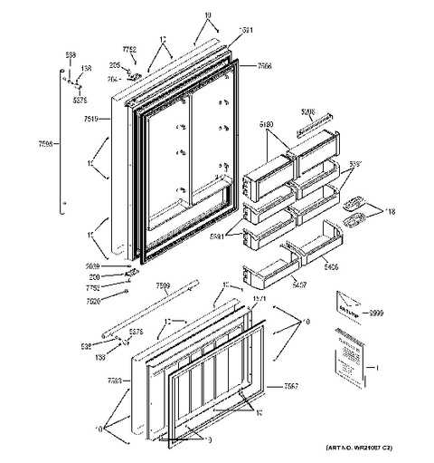 sub zero 650 parts diagram