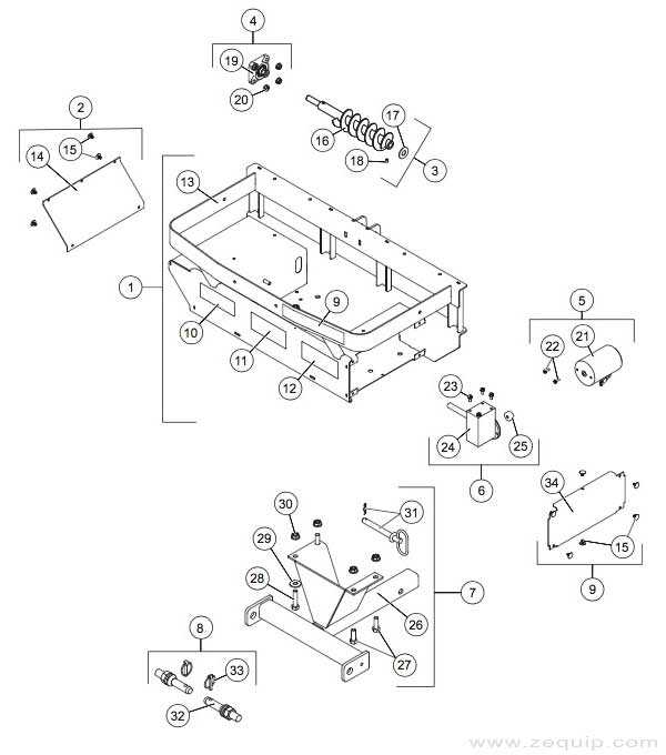 saltdogg salt spreader parts diagram