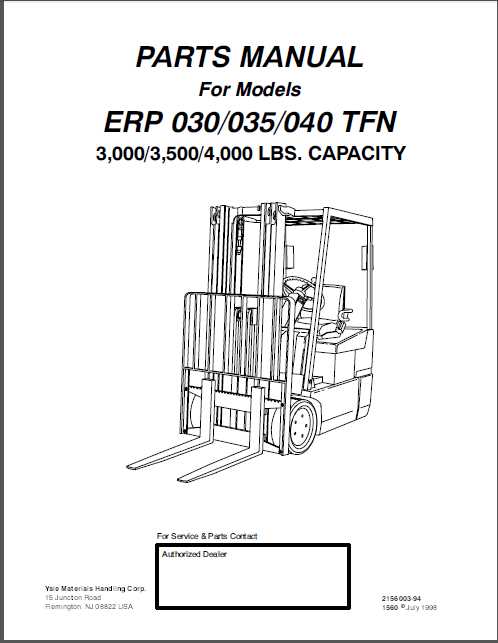 reach truck parts diagram