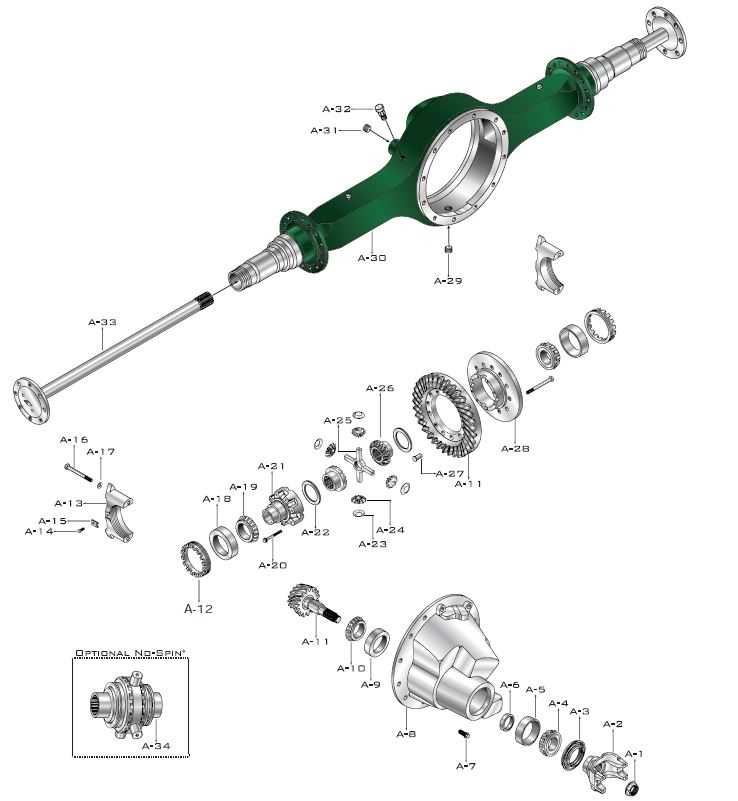 rear axle parts diagram