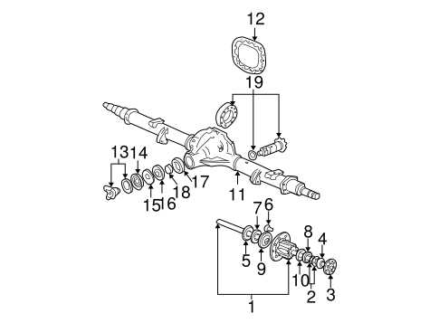 rear axle parts diagram