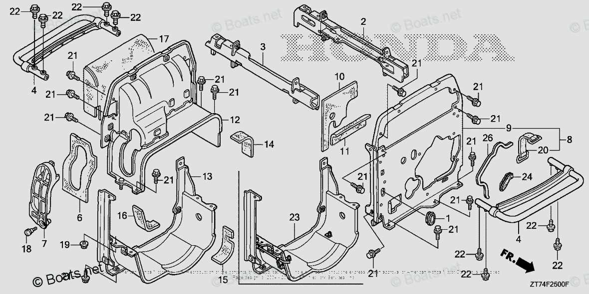 rear honda odyssey parts diagram