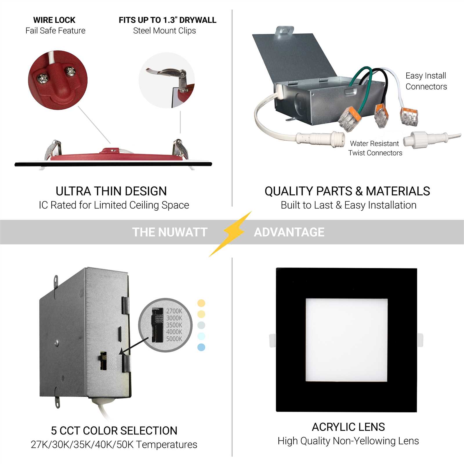 recessed light parts diagram