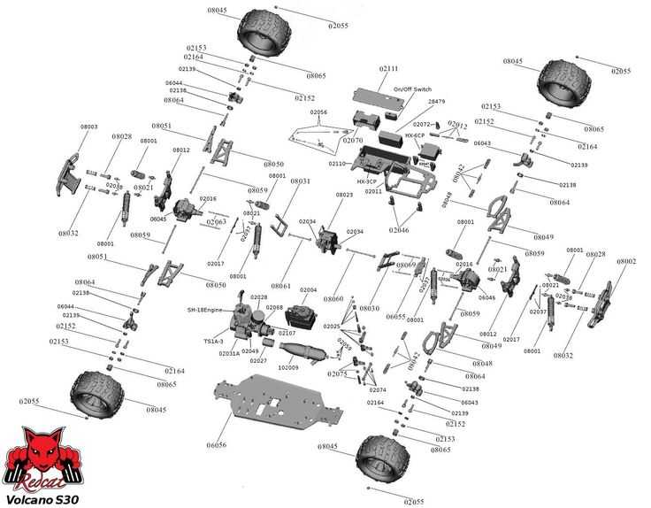 redcat gen 8 parts diagram