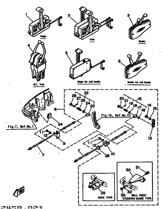 yamaha 703 remote control parts diagram