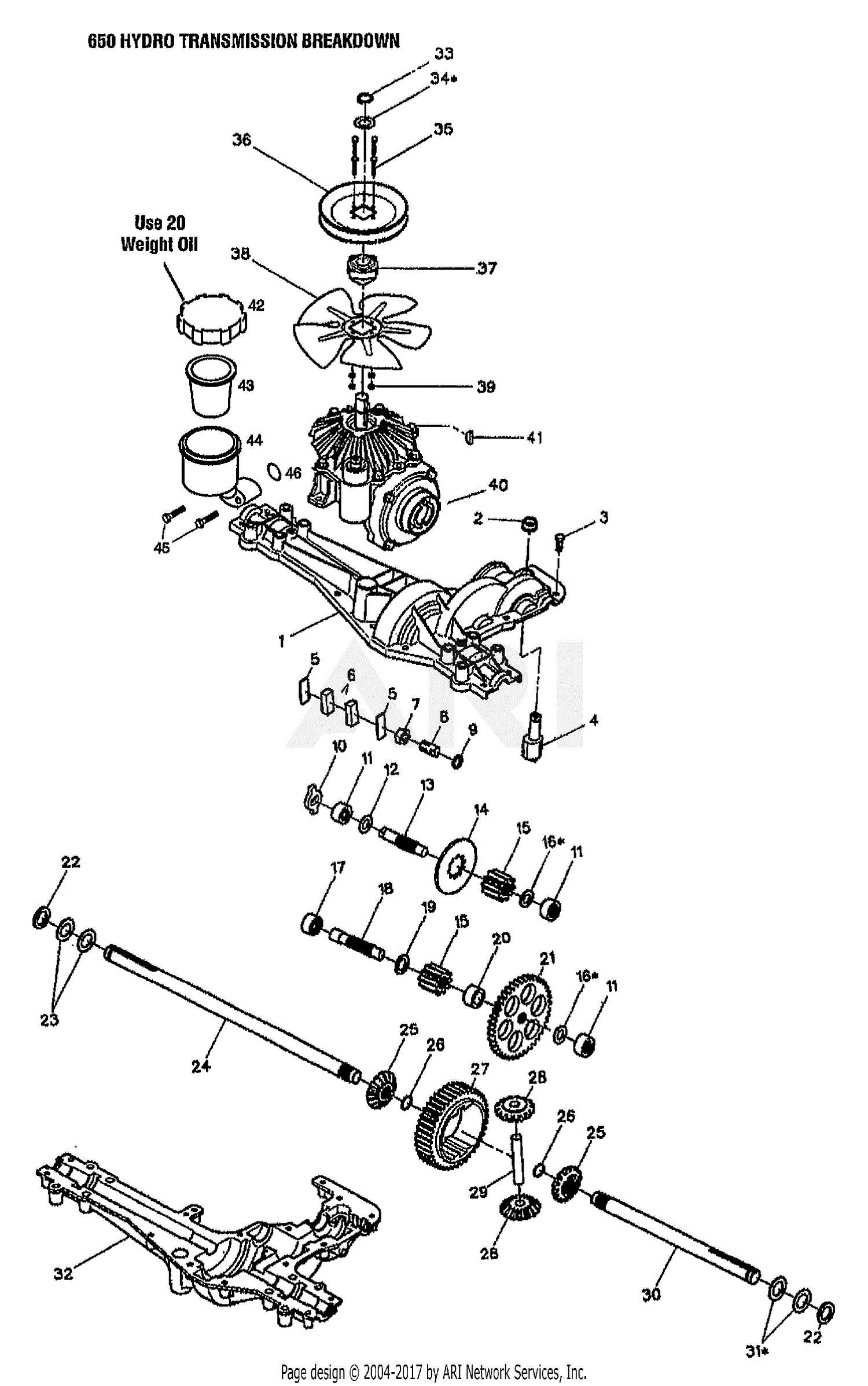 troy bilt lawn tractor parts diagram