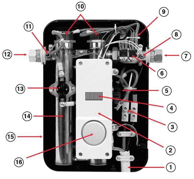 rheem electric water heater parts diagram