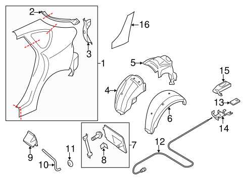 subaru impreza body parts diagram