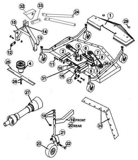 rhino mower parts diagram