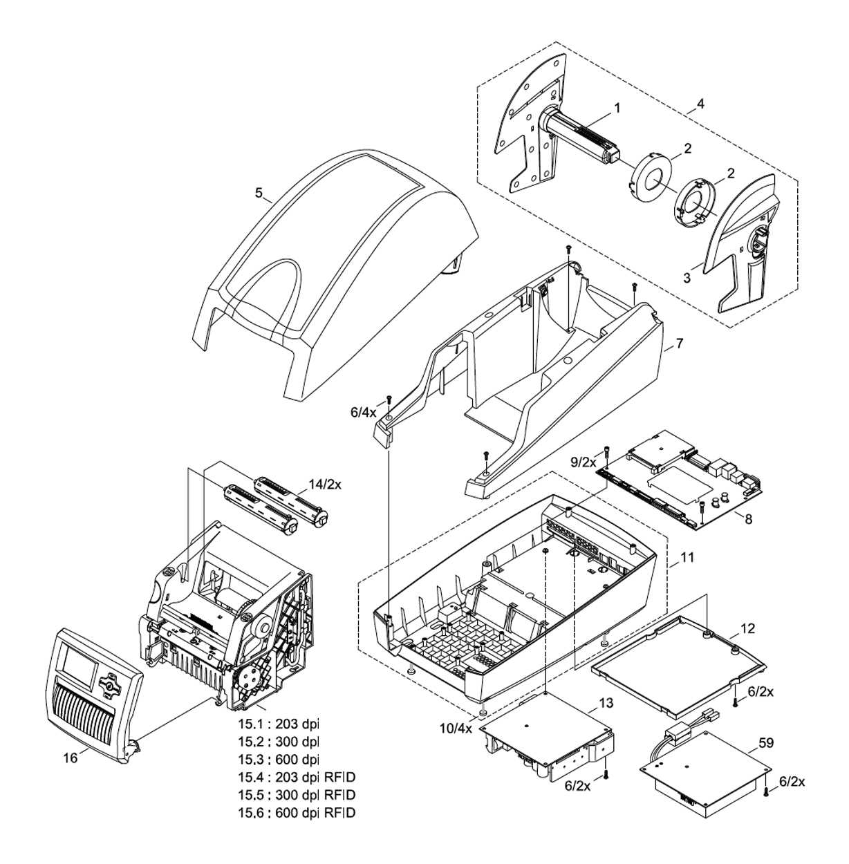 ricoh printer parts diagram