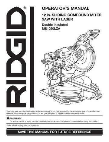 ridgid ms1290lza parts diagram