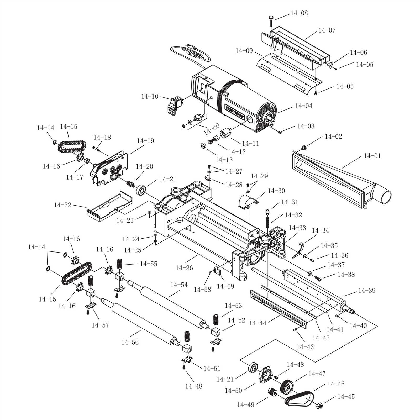 ridgid r4512 parts diagram