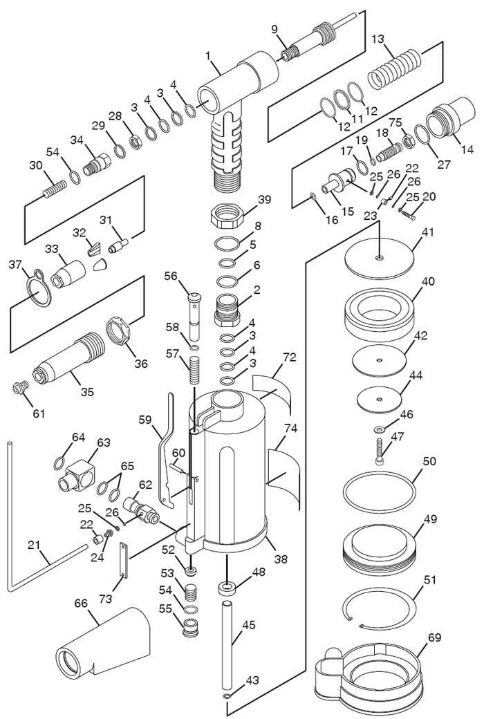 rivet gun parts diagram