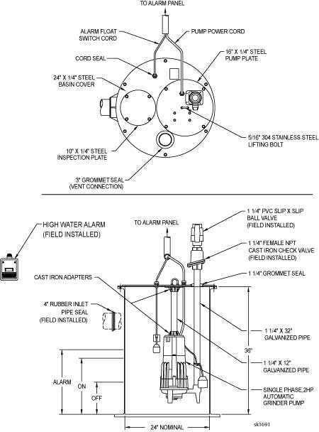 zoeller sump pump parts diagram