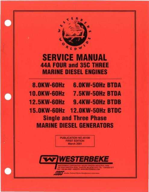 westerbeke parts diagram