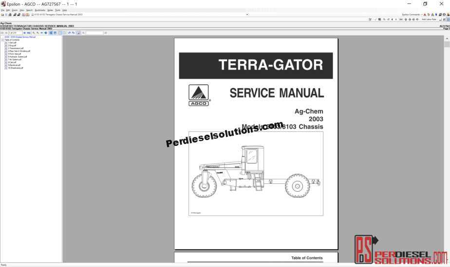 rogator 854 parts diagram