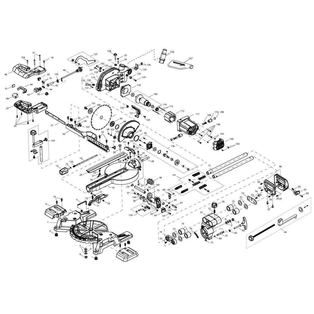 roll in saw parts diagram