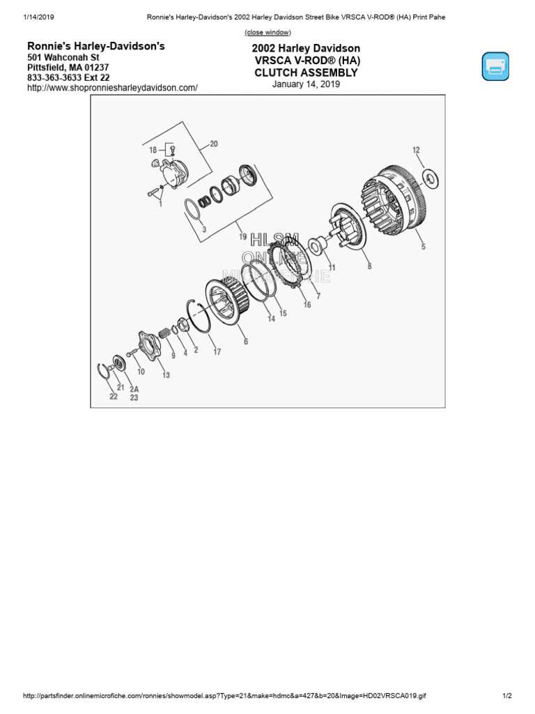 ronnies harley parts diagram