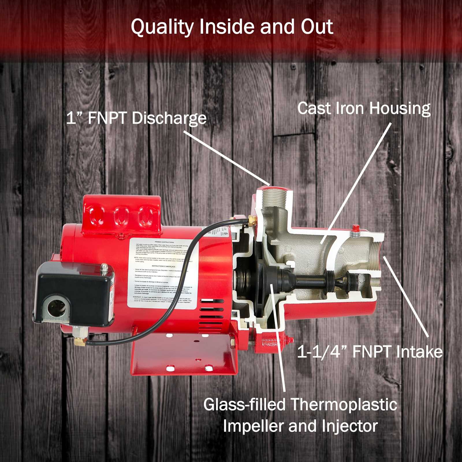 red lion pump parts diagram