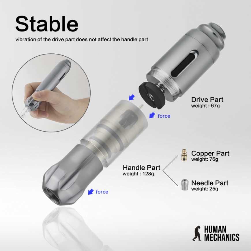 rotary tattoo machine parts diagram