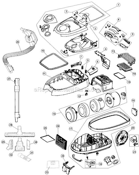 royal vacuum parts diagram