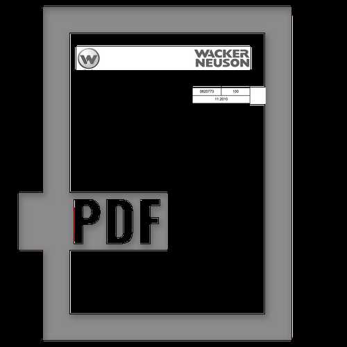 wacker wp1550 parts diagram