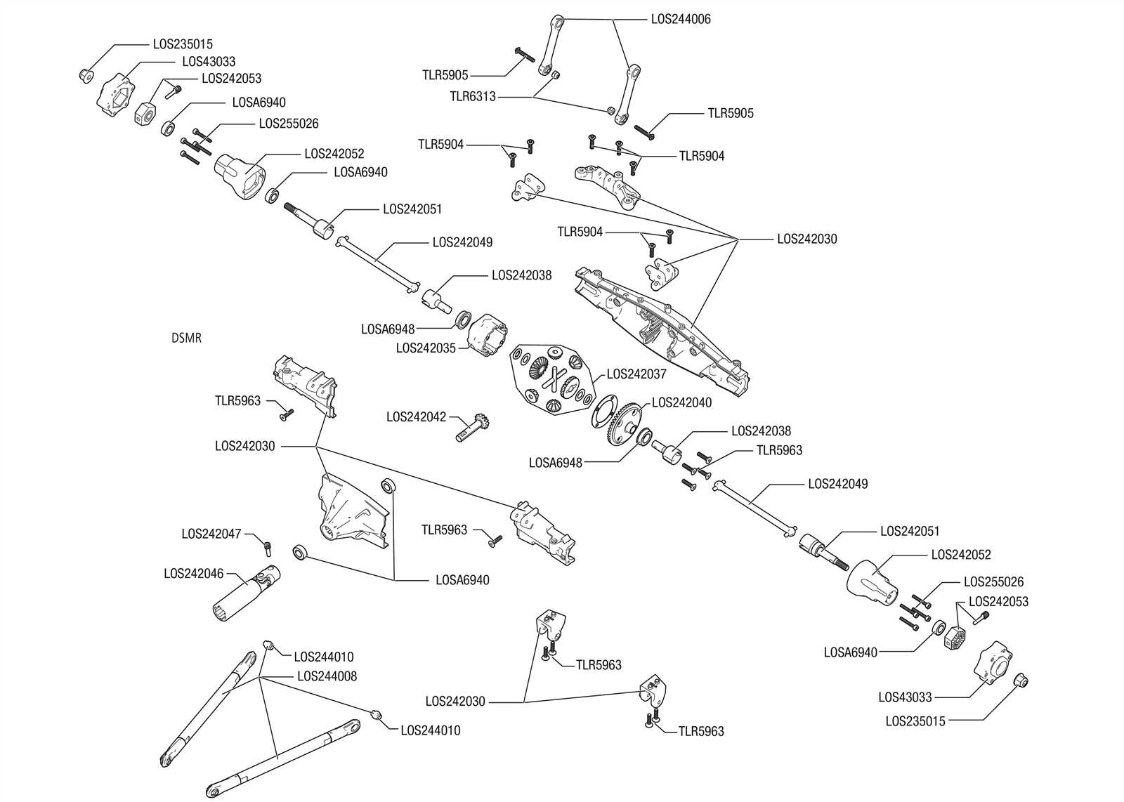 traxxas grave digger parts diagram