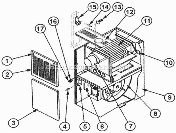 ruud furnace parts diagram