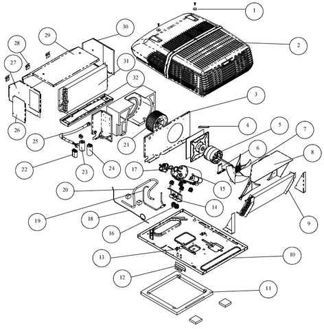 rv air conditioner parts diagram