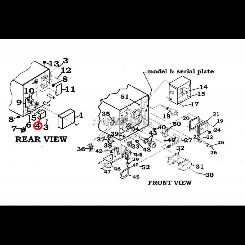 rv water heater parts diagram