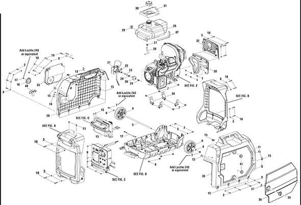 ryobi 2300 generator parts diagram