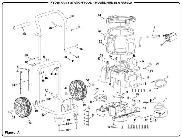 ryobi 3100 psi pressure washer parts diagram