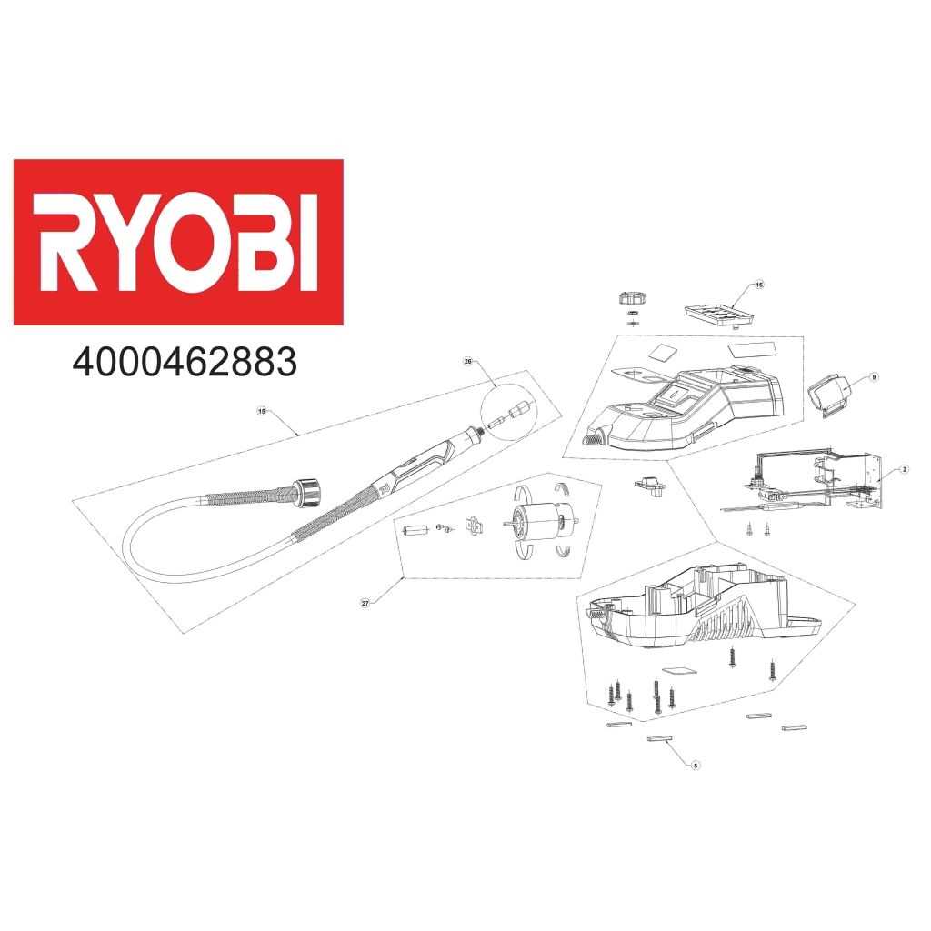 ryobi 40v chainsaw parts diagram