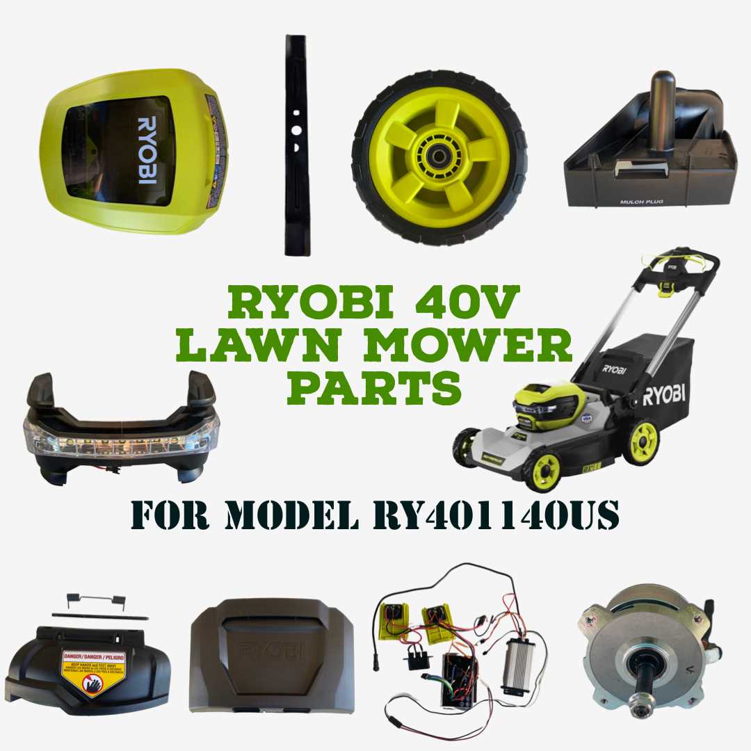 ryobi 40v lawn mower parts diagram