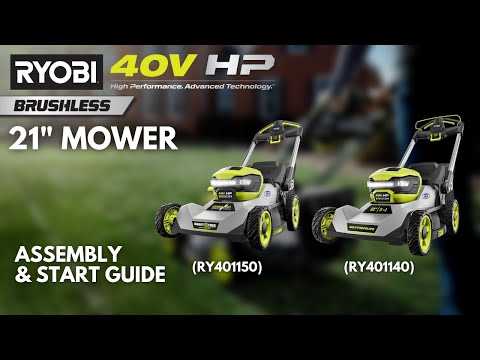 ryobi 40v lawn mower parts diagram