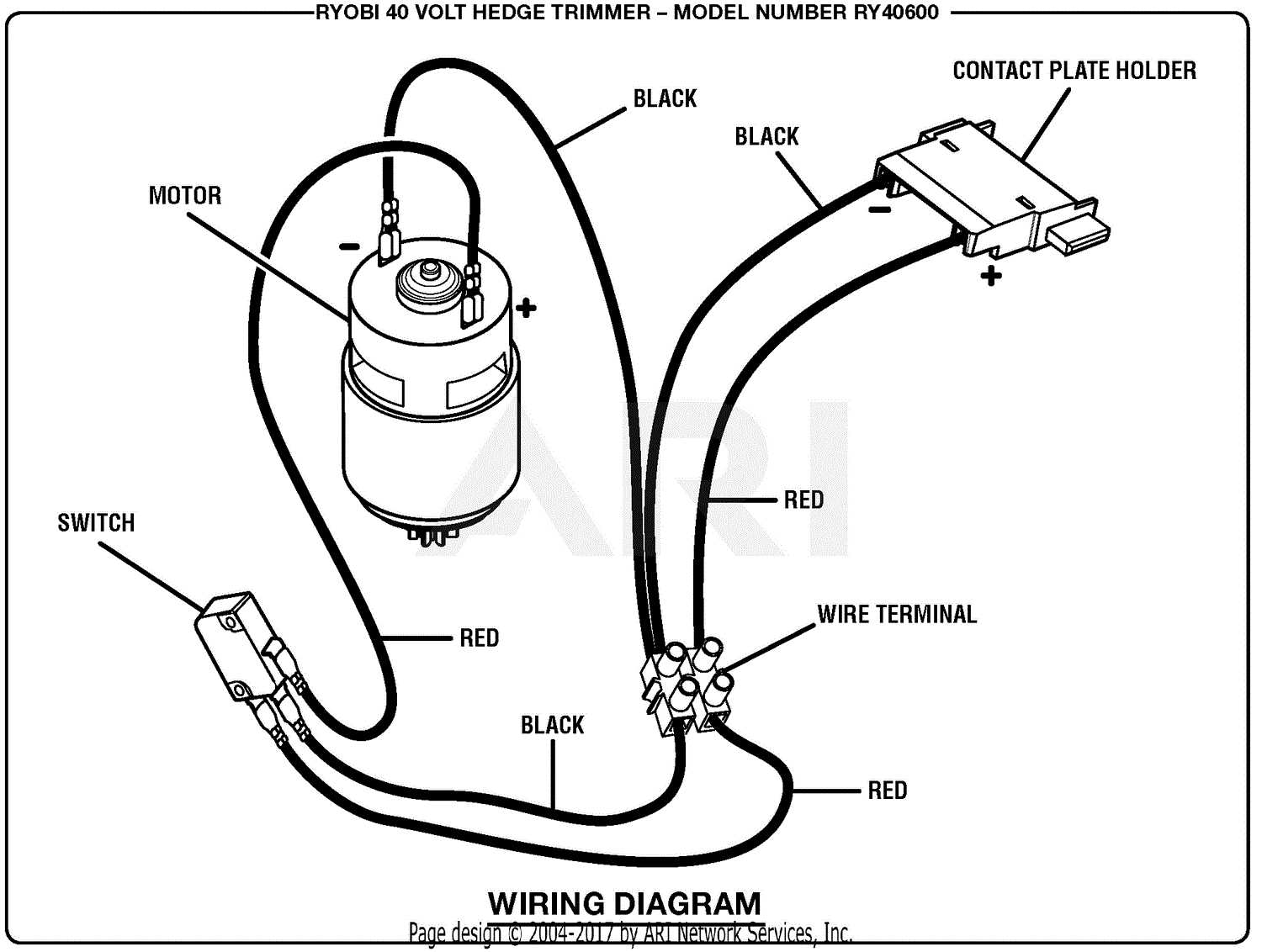 ryobi 40v string trimmer parts diagram