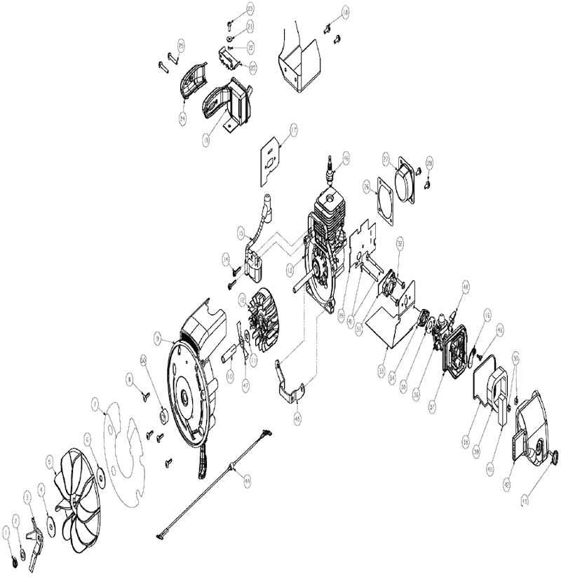 ryobi backpack blower parts diagram