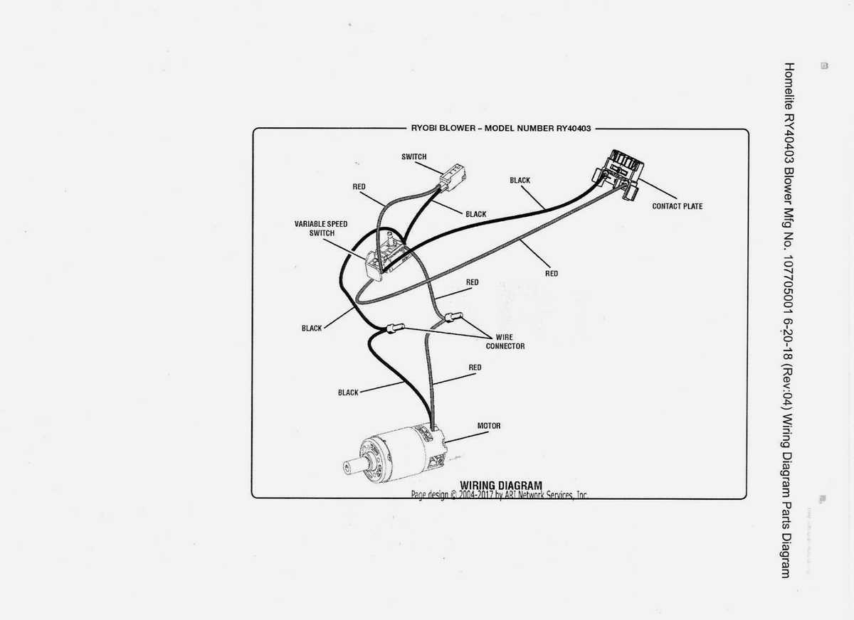 ryobi blower parts diagram