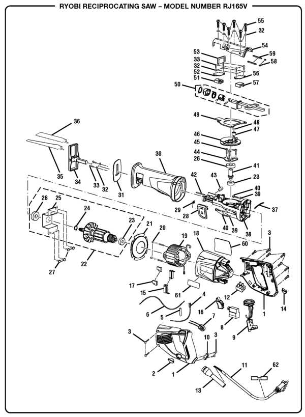 ryobi scroll saw parts diagram