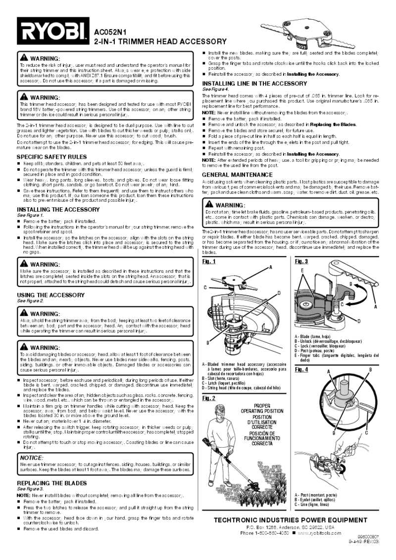 ryobi trimmer parts diagram