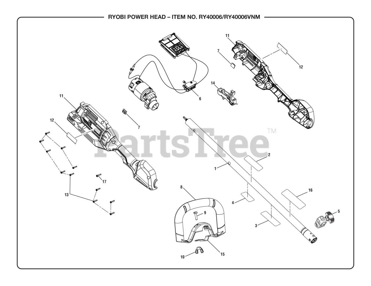 ryobi weed wacker parts diagram