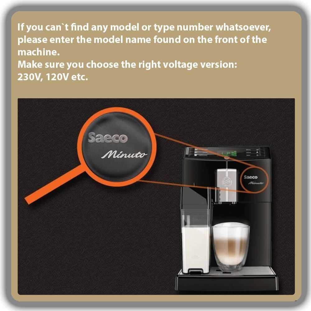 saeco minuto parts diagram