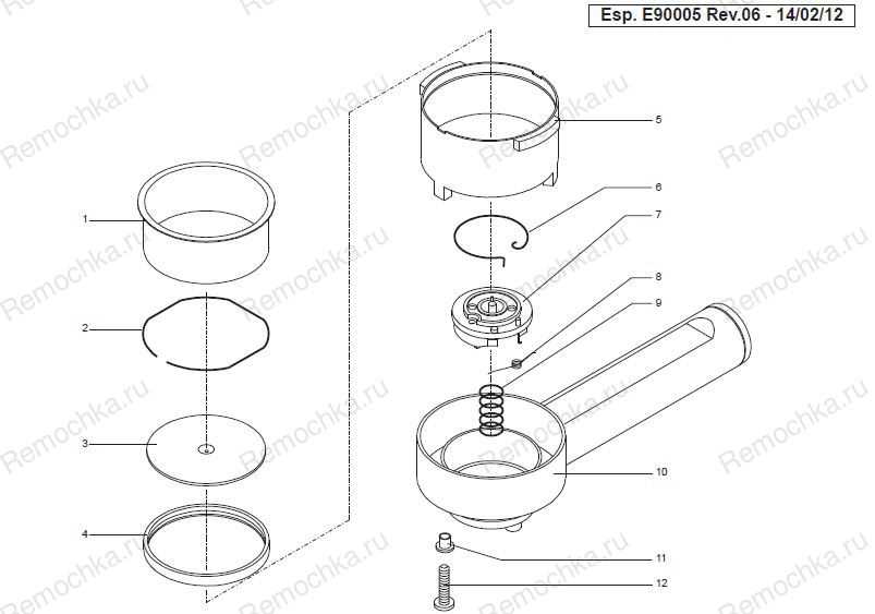 saeco via venezia parts diagram