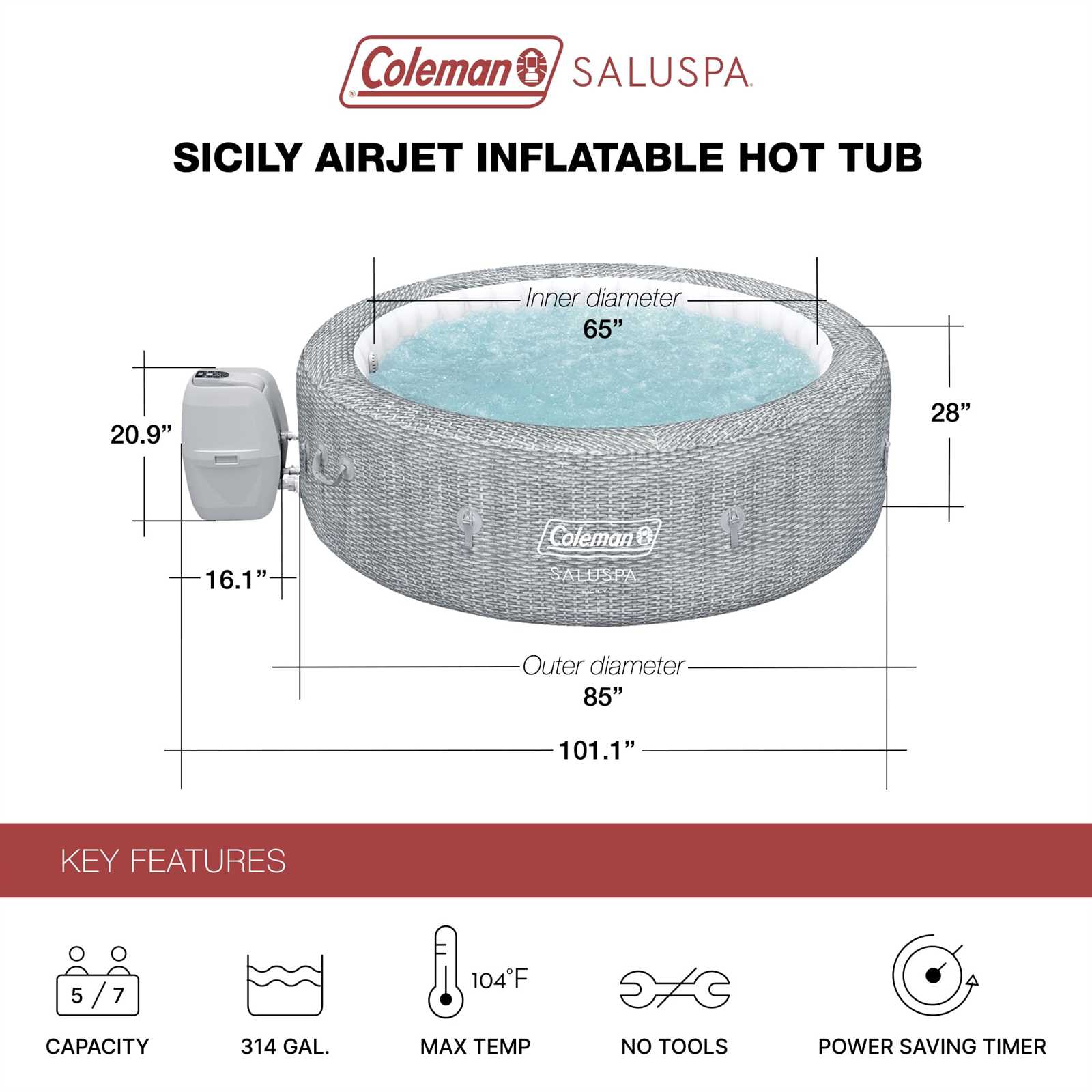 saluspa parts diagram