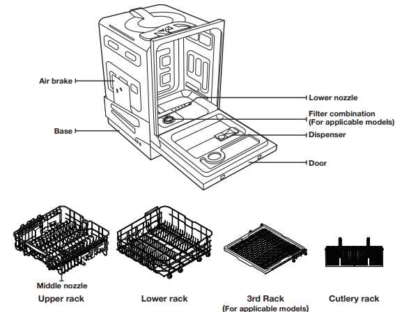 samsung dw80r5060us parts diagram