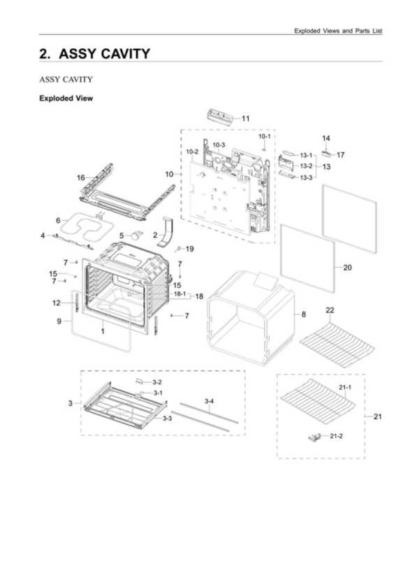 samsung electric range parts diagram